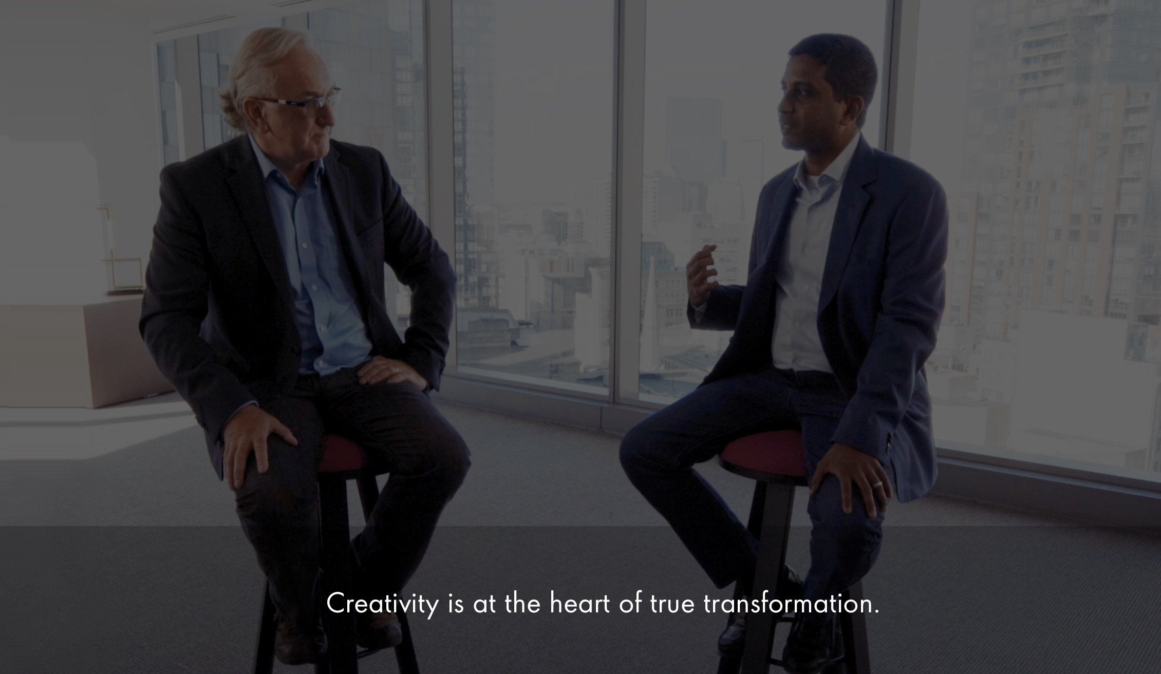 Creativity is at the heart of true transformation.