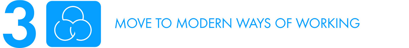 Move to modern ways of working