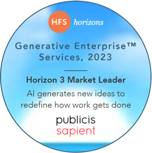 HFS Horizons Generative Enterprise Services Badge