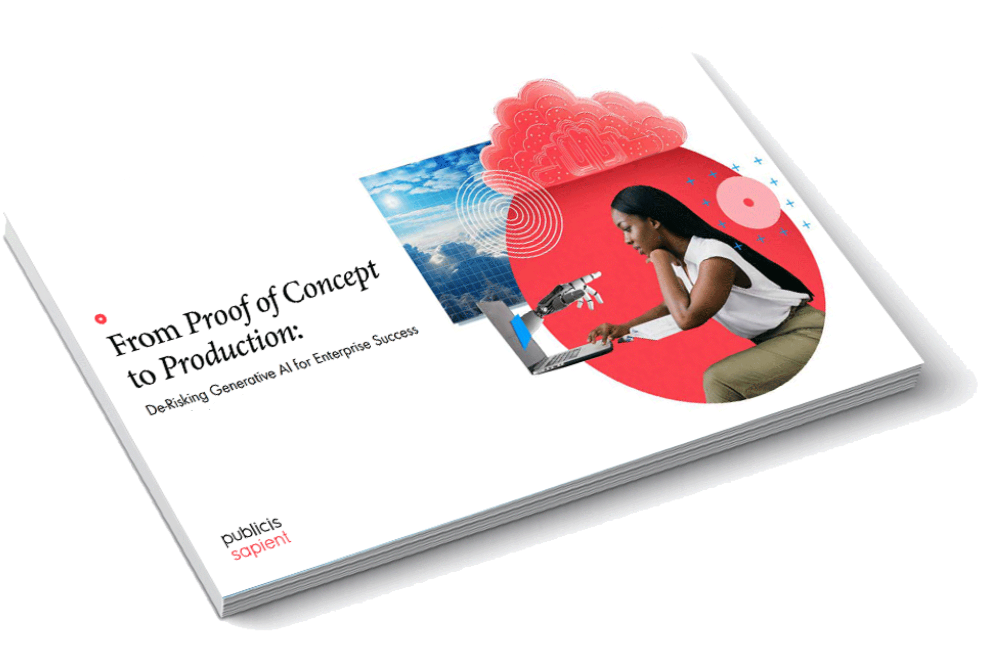 Cover of the Publicis Sapient Generative AI Risk Management Playbook