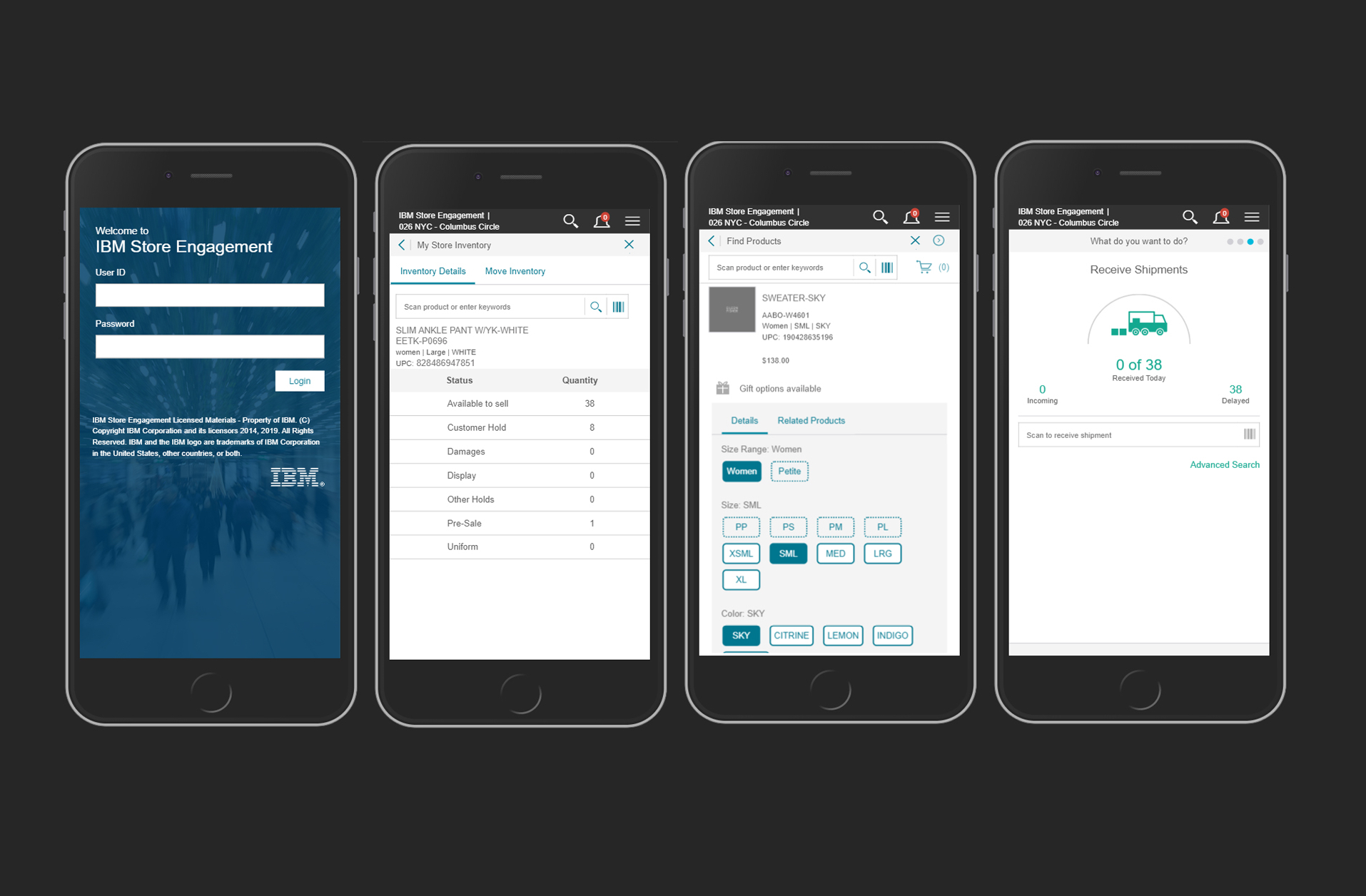 App consolidated inventory view