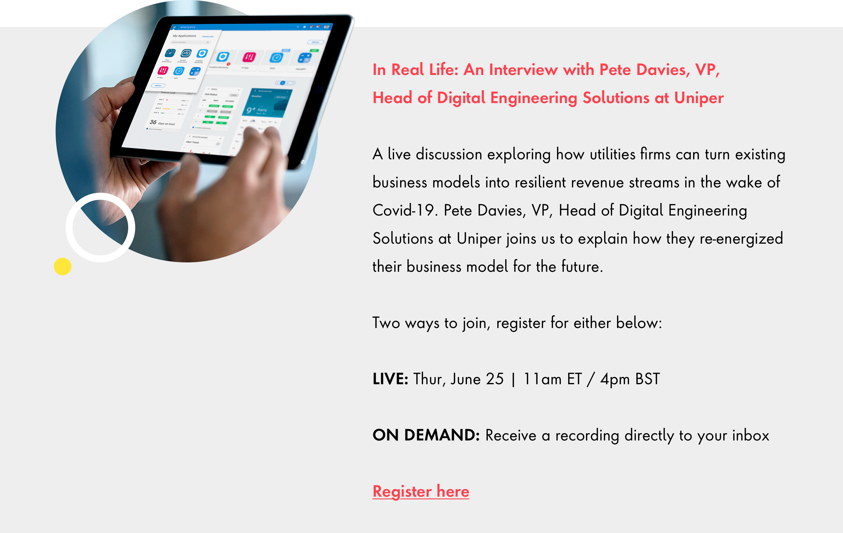 Register to attend event